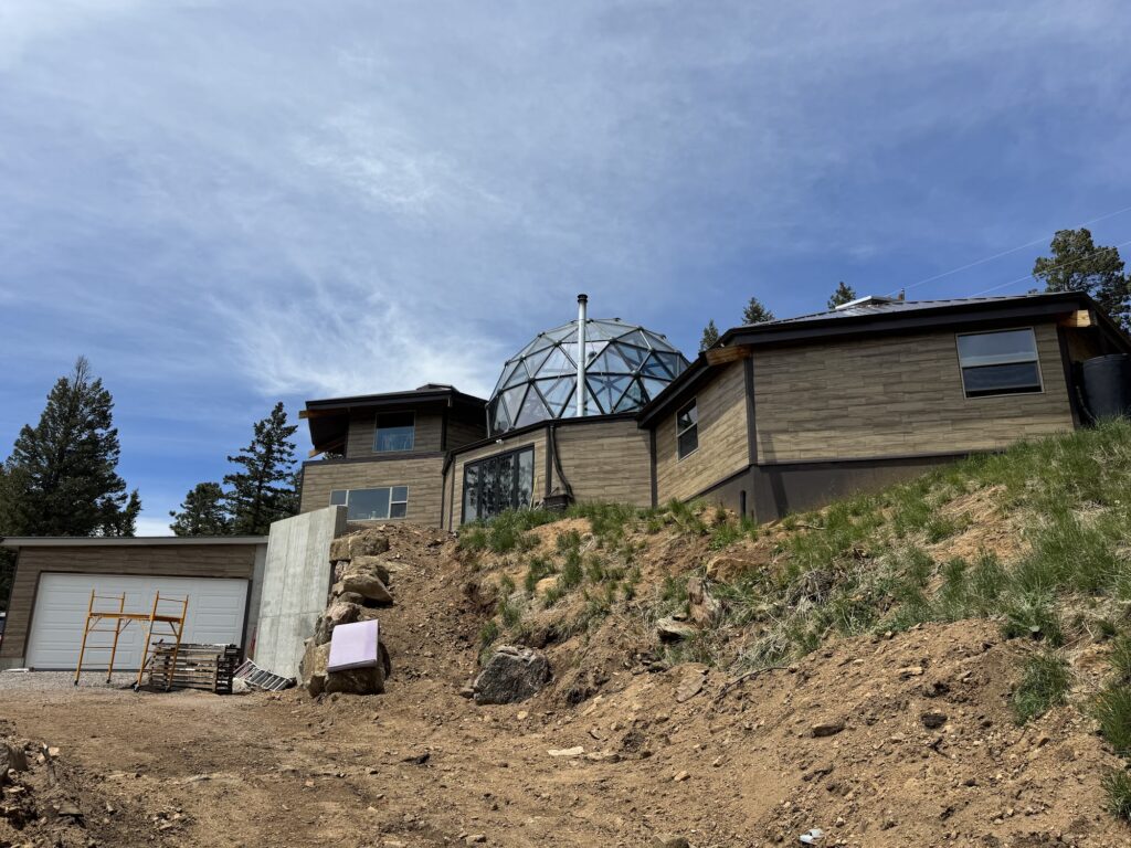 Finished custom home in the Colorado mountains